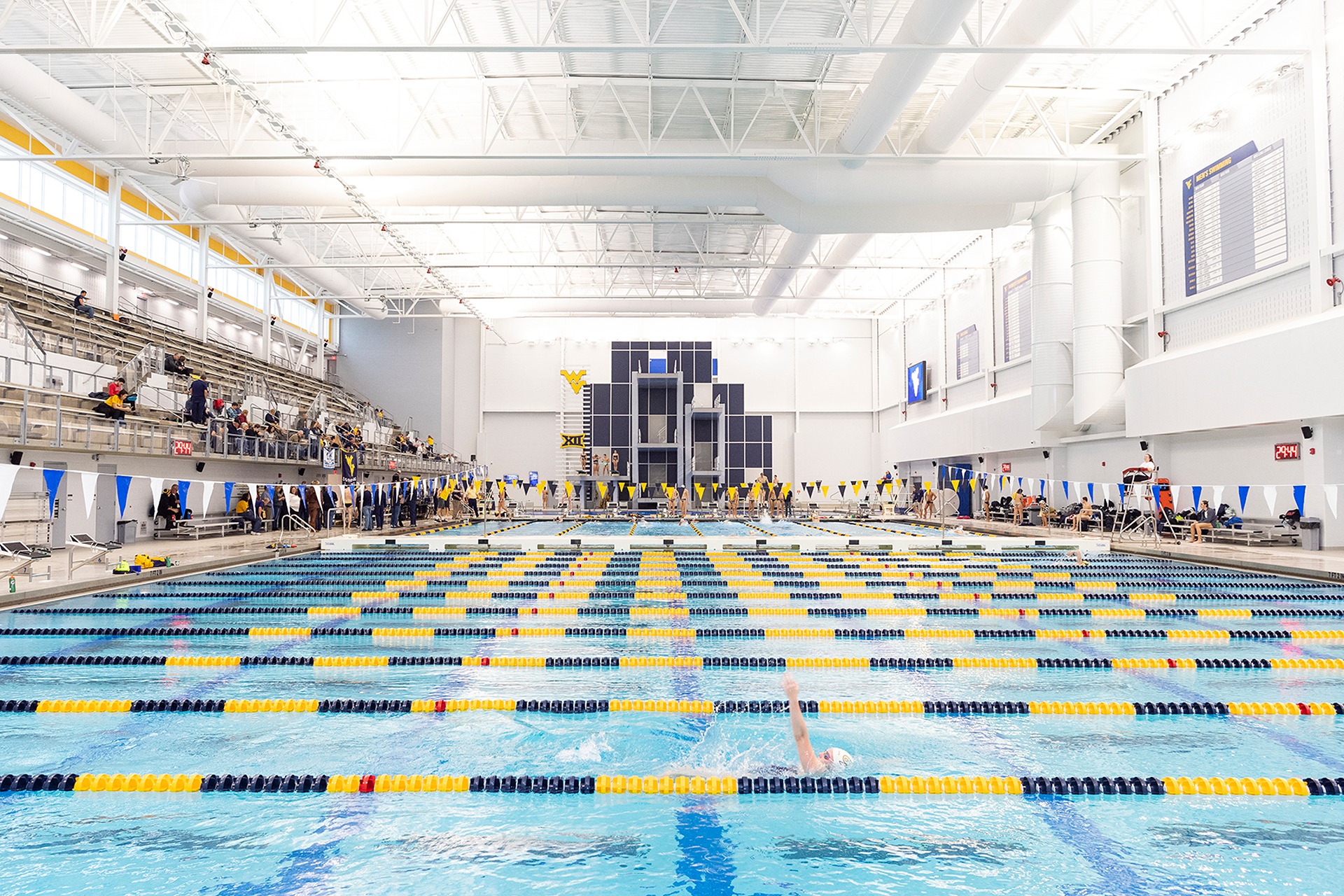 Lap pool at Mylan Park Indoor Aquatics Center