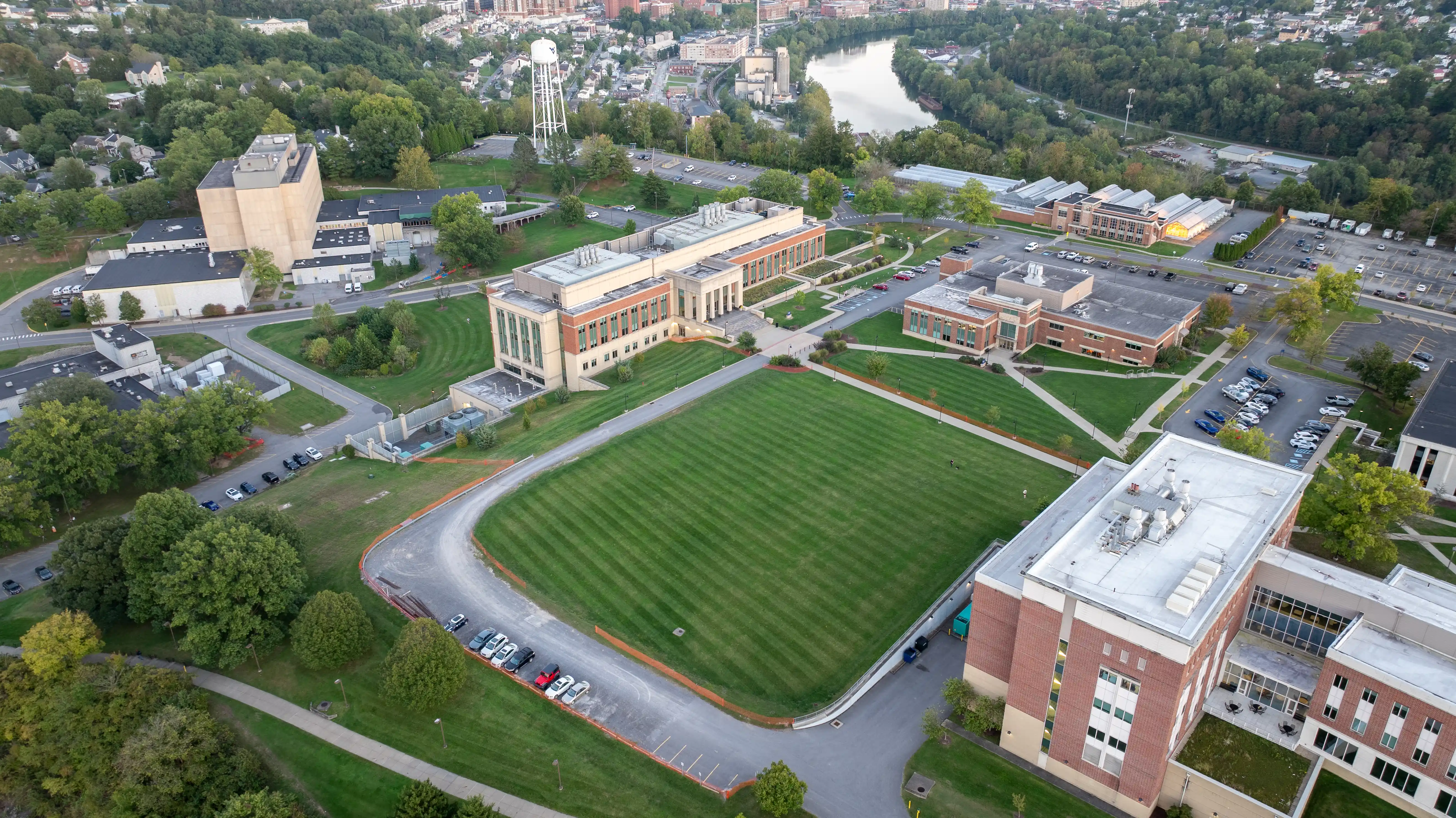 a top-down view of the Ag. Sciences Quad