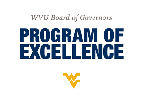 WVU Board of Governors Program of Excellence award seal